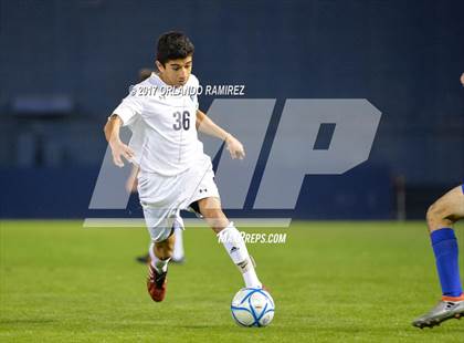 Thumbnail 3 in West Hills vs Granite Hills (Soccer at the Q) photogallery.