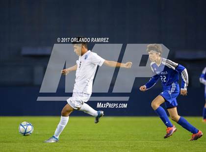 Thumbnail 3 in West Hills vs Granite Hills (Soccer at the Q) photogallery.