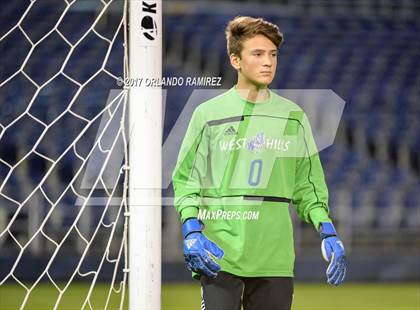 Thumbnail 1 in West Hills vs Granite Hills (Soccer at the Q) photogallery.