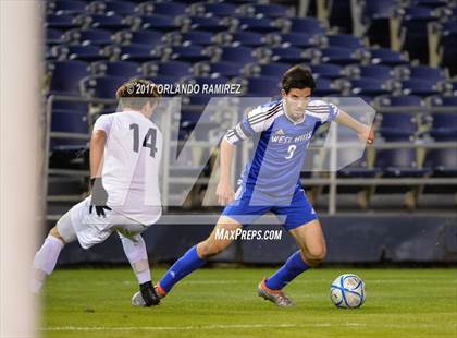 Thumbnail 3 in West Hills vs Granite Hills (Soccer at the Q) photogallery.