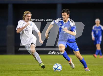 Thumbnail 3 in West Hills vs Granite Hills (Soccer at the Q) photogallery.