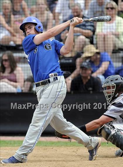 Thumbnail 3 in Grandview vs. Highlands Ranch (2012 Class 5A State Baseball Tournament) photogallery.
