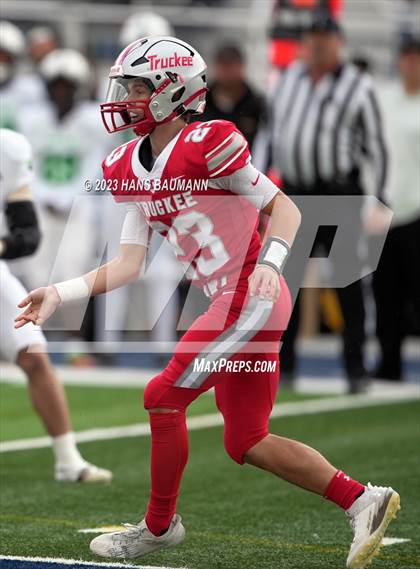 Thumbnail 2 in Truckee vs. Sports Leadership & Management (NIAA 3A Final)  photogallery.