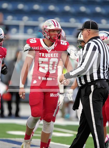 Thumbnail 1 in Truckee vs. Sports Leadership & Management (NIAA 3A Final)  photogallery.