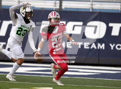 Thumbnail 1 in Truckee vs. Sports Leadership & Management (NIAA 3A Final)  photogallery.