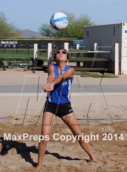 Thumbnail 2 in Fountain Hills vs. Scottsdale Prep (AIA D1 Semifinal) photogallery.
