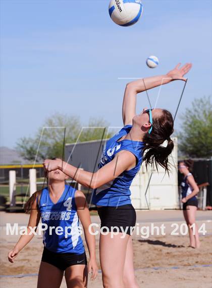 Thumbnail 2 in Fountain Hills vs. Scottsdale Prep (AIA D1 Semifinal) photogallery.