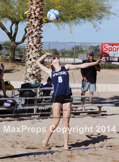 Thumbnail 1 in Fountain Hills vs. Scottsdale Prep (AIA D1 Semifinal) photogallery.