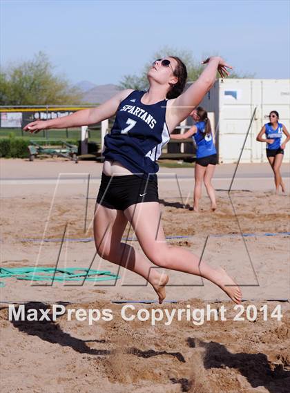 Thumbnail 1 in Fountain Hills vs. Scottsdale Prep (AIA D1 Semifinal) photogallery.