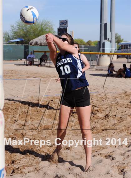 Thumbnail 2 in Fountain Hills vs. Scottsdale Prep (AIA D1 Semifinal) photogallery.