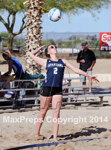 Thumbnail 2 in Fountain Hills vs. Scottsdale Prep (AIA D1 Semifinal) photogallery.