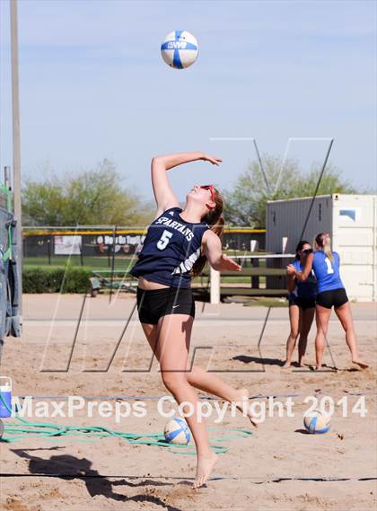 Thumbnail 2 in Fountain Hills vs. Scottsdale Prep (AIA D1 Semifinal) photogallery.