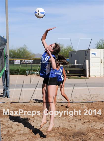 Thumbnail 1 in Fountain Hills vs. Scottsdale Prep (AIA D1 Semifinal) photogallery.