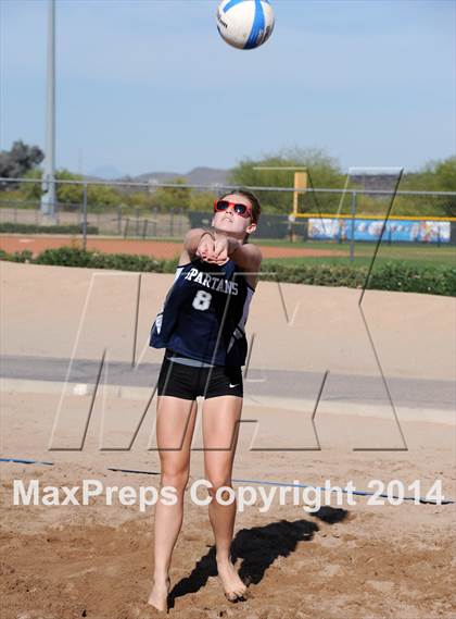 Thumbnail 1 in Fountain Hills vs. Scottsdale Prep (AIA D1 Semifinal) photogallery.