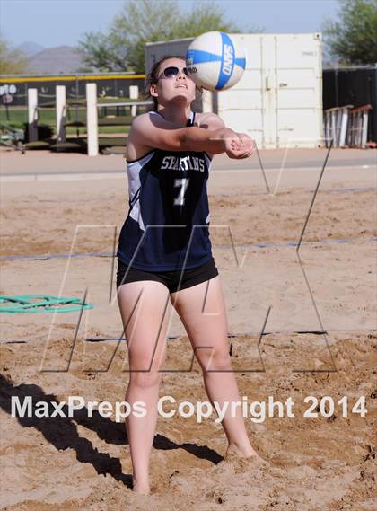 Thumbnail 2 in Fountain Hills vs. Scottsdale Prep (AIA D1 Semifinal) photogallery.