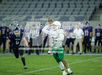 Thumbnail 2 in Carlsbad vs. Lincoln (CIF SDS Open Division Championship) photogallery.