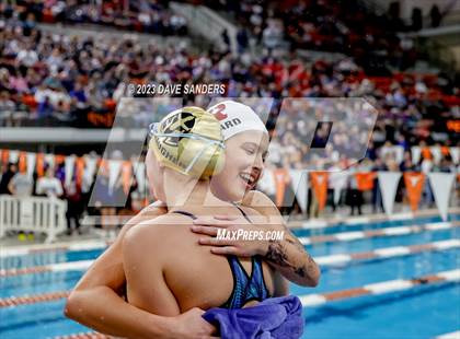 Thumbnail 3 in UIL 6A State Varsity Swim & Dive Finals photogallery.