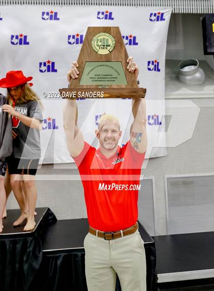 Thumbnail 3 in UIL 6A State Varsity Swim & Dive Finals photogallery.