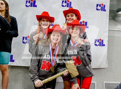Thumbnail 3 in UIL 6A State Varsity Swim & Dive Finals photogallery.