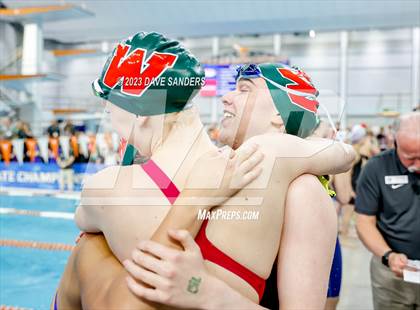 Thumbnail 3 in UIL 6A State Varsity Swim & Dive Finals photogallery.
