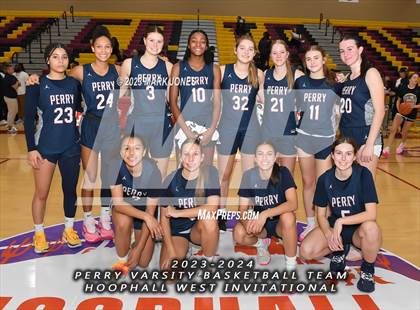 Thumbnail 1 in Perry vs. Millennium (Hoophall West Invitational) photogallery.