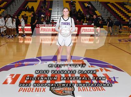 Thumbnail 1 in Perry vs. Millennium (Hoophall West Invitational) photogallery.