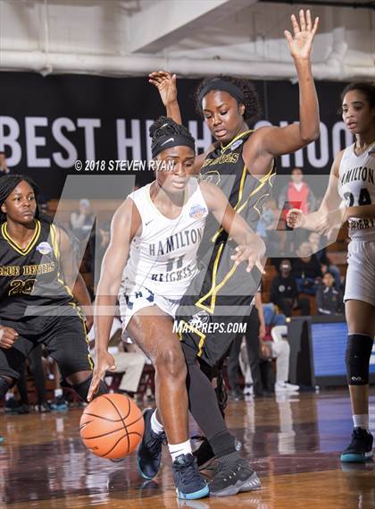 Thumbnail 1 in Hamilton Heights vs. Winter Haven (GEICO National Tournament Semifinal) photogallery.