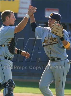 Thumbnail 1 in Notre Dame @ Quartz Hill (CIF SS D3 Playoffs) photogallery.