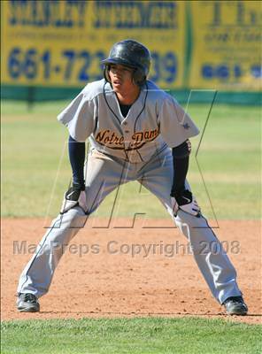 Thumbnail 3 in Notre Dame @ Quartz Hill (CIF SS D3 Playoffs) photogallery.