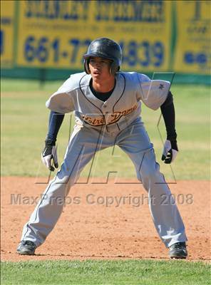 Thumbnail 2 in Notre Dame @ Quartz Hill (CIF SS D3 Playoffs) photogallery.