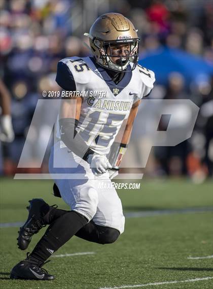 Thumbnail 2 in Cardinal Hayes @ Canisius (NYCHSFL Final) photogallery.
