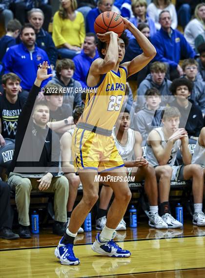 Thumbnail 1 in Noblesville vs Carmel (IHSAA 4A Sectional Semi Final Playoff) photogallery.