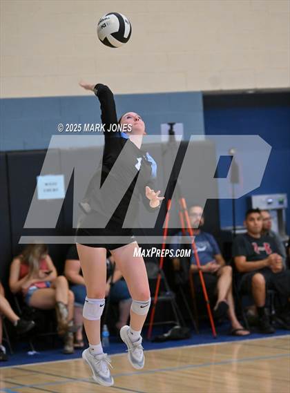 Thumbnail 1 in Estrella Foothills vs. Trivium Prep  (Wolves Classic Volleyball Tournament) photogallery.