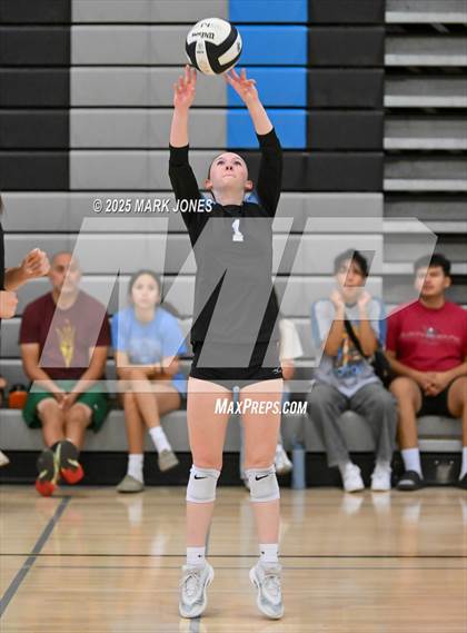 Thumbnail 3 in Estrella Foothills vs. Trivium Prep  (Wolves Classic Volleyball Tournament) photogallery.