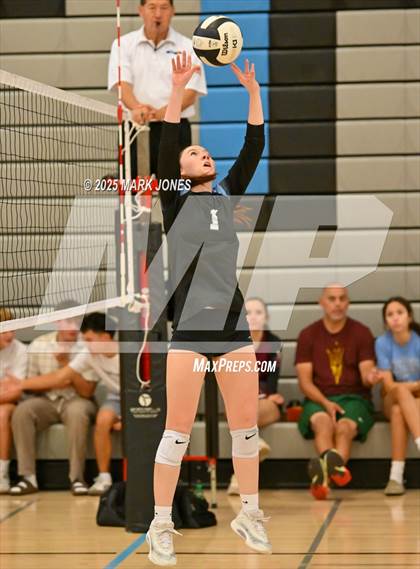 Thumbnail 2 in Estrella Foothills vs. Trivium Prep  (Wolves Classic Volleyball Tournament) photogallery.