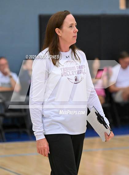 Thumbnail 3 in Estrella Foothills vs. Trivium Prep  (Wolves Classic Volleyball Tournament) photogallery.