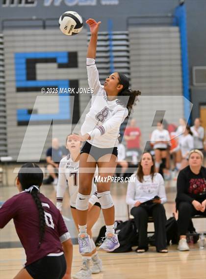 Thumbnail 2 in Estrella Foothills vs. Trivium Prep  (Wolves Classic Volleyball Tournament) photogallery.