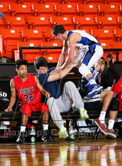 Thumbnail 3 in Nolan Catholic vs. Trinity (DFW Basketball Challenge) photogallery.