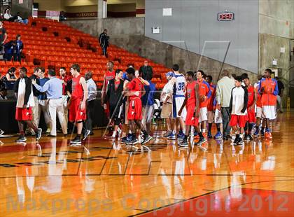 Thumbnail 1 in Nolan Catholic vs. Trinity (DFW Basketball Challenge) photogallery.