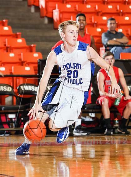 Thumbnail 1 in Nolan Catholic vs. Trinity (DFW Basketball Challenge) photogallery.