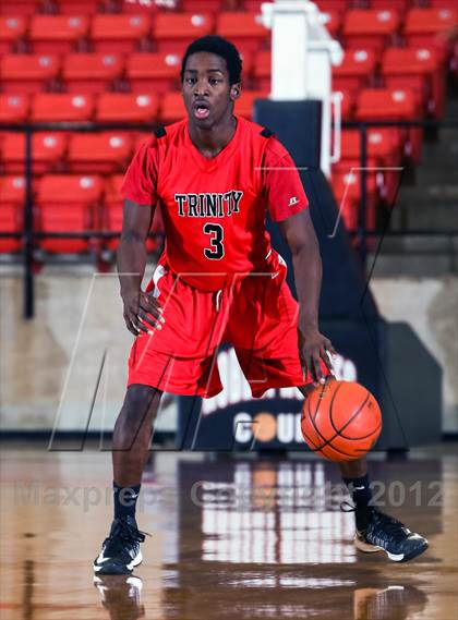 Thumbnail 2 in Nolan Catholic vs. Trinity (DFW Basketball Challenge) photogallery.