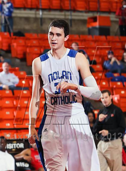 Thumbnail 1 in Nolan Catholic vs. Trinity (DFW Basketball Challenge) photogallery.