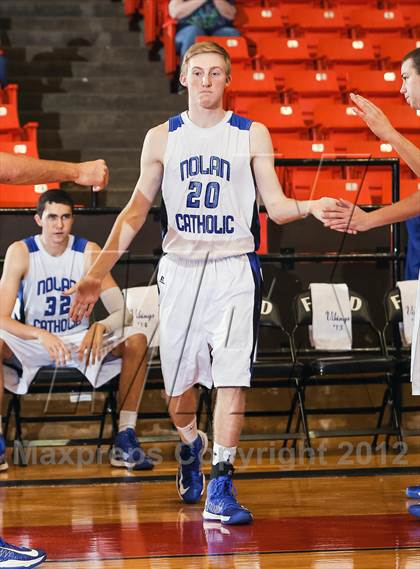 Thumbnail 1 in Nolan Catholic vs. Trinity (DFW Basketball Challenge) photogallery.