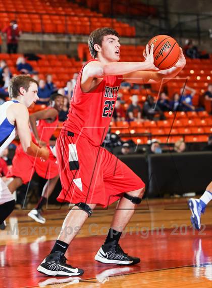 Thumbnail 1 in Nolan Catholic vs. Trinity (DFW Basketball Challenge) photogallery.