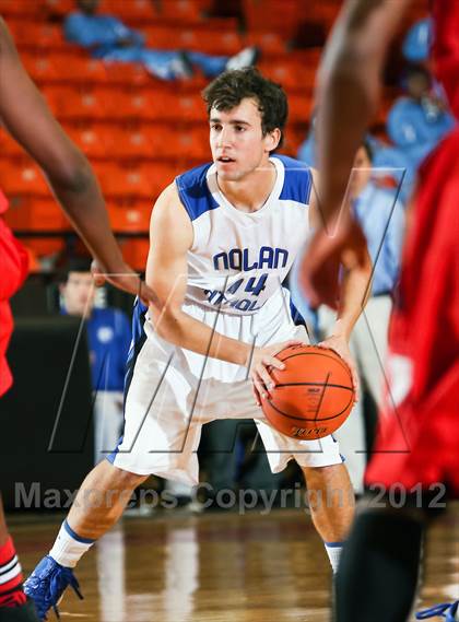 Thumbnail 2 in Nolan Catholic vs. Trinity (DFW Basketball Challenge) photogallery.
