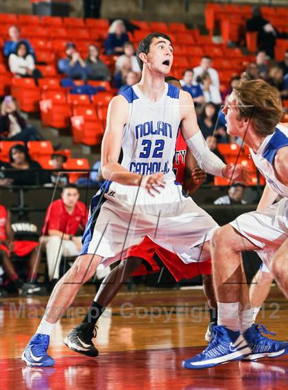 Thumbnail 2 in Nolan Catholic vs. Trinity (DFW Basketball Challenge) photogallery.