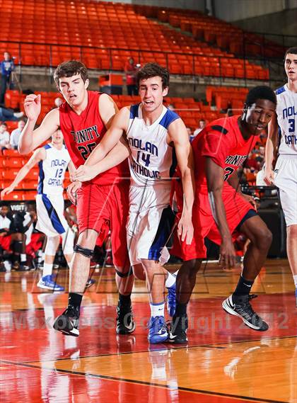 Thumbnail 1 in Nolan Catholic vs. Trinity (DFW Basketball Challenge) photogallery.