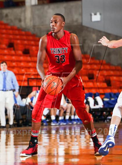 Thumbnail 2 in Nolan Catholic vs. Trinity (DFW Basketball Challenge) photogallery.
