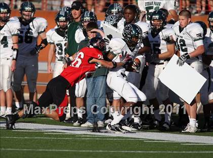 Thumbnail 3 in Cedar Park vs. Lake Travis (4A Region 4 Quarterfinals) photogallery.