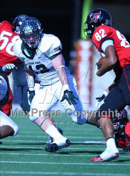 Thumbnail 1 in Cedar Park vs. Lake Travis (4A Region 4 Quarterfinals) photogallery.